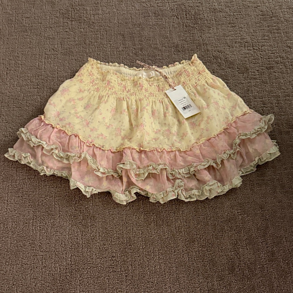 Floral Ruffle Skirt taffy twist
